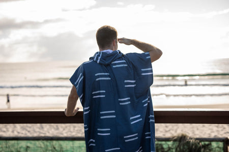 Salty Waves - Hooded Towel Recycled Sand Free