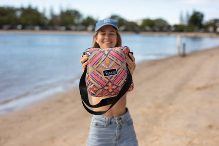 XL Rosy Tides - Recycled Sand Free Beach Blanket