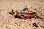 XL Rosy Tides - Recycled Sand Free Beach Blanket preview #6