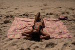 XL Rosy Tides - Recycled Sand Free Beach Blanket preview #5