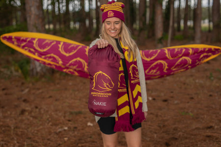 Broncos - NRL Sustainable Down Puffy Blanket