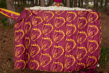 Broncos - NRL Sustainable Down Puffy Blanket