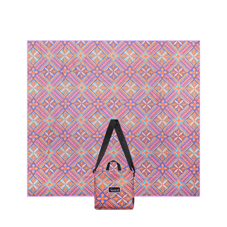 XL Rosy Tides - Recycled Sand Free Beach Blanket