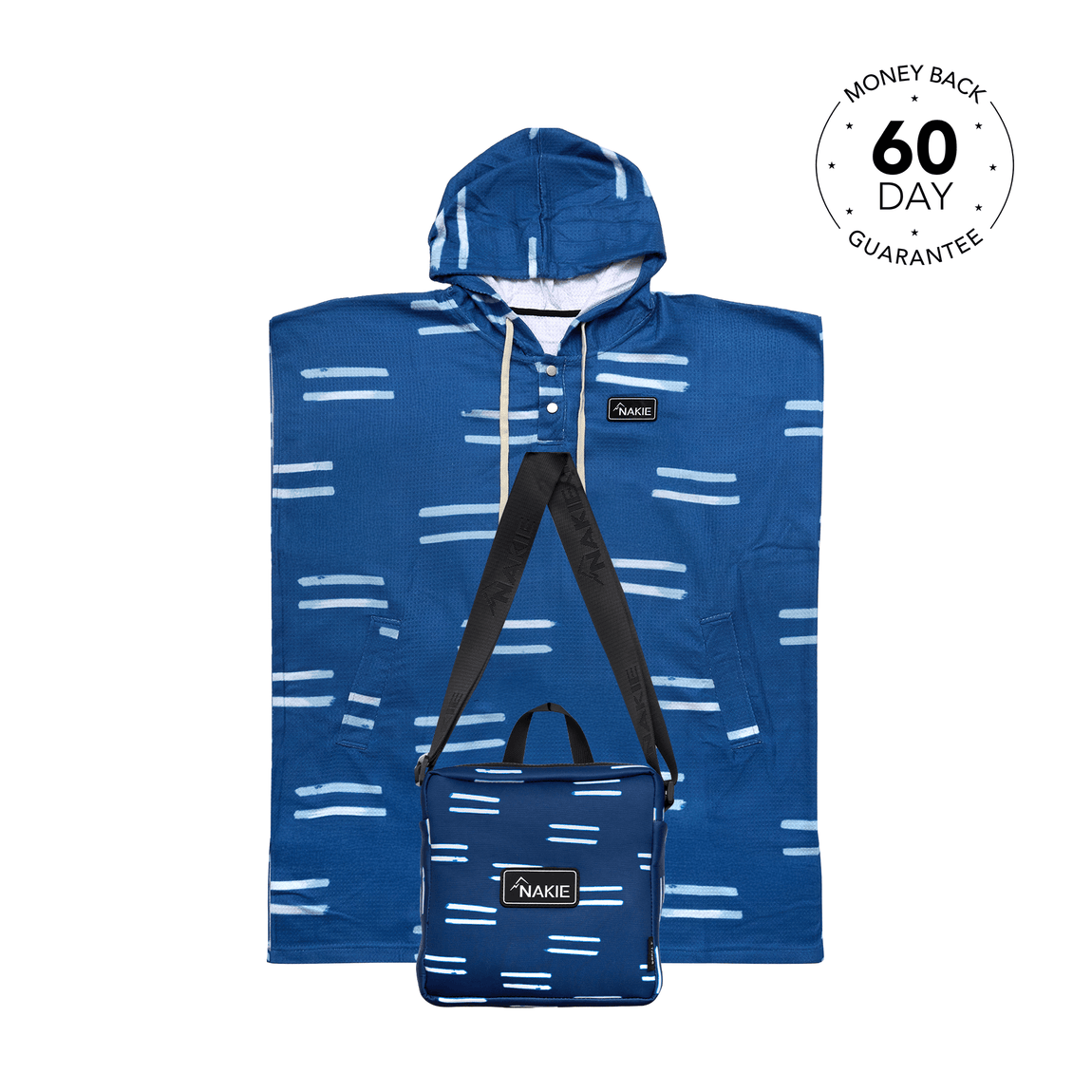 Salty Waves - Hooded Towel Recycled Sand Free