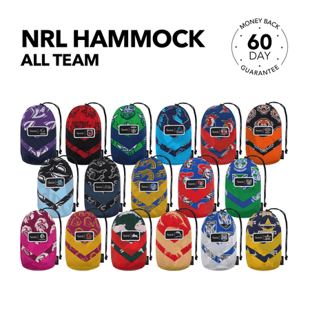 NRL Recycled Hammock with Straps - All Teams