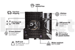 Collingwood Magpies - AFL Sustainable Down Puffy Blanket preview #3
