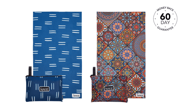 Couples Combo - Recycled Sand Free Beach Towel
