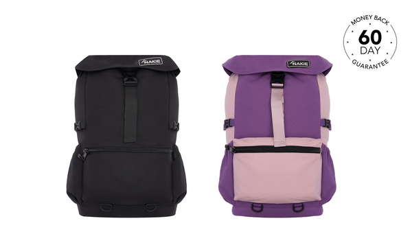 Recycled Travel Backpack x 2 - Couples Combo