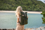 Olive Green - Recycled Cooler Backpack preview #6