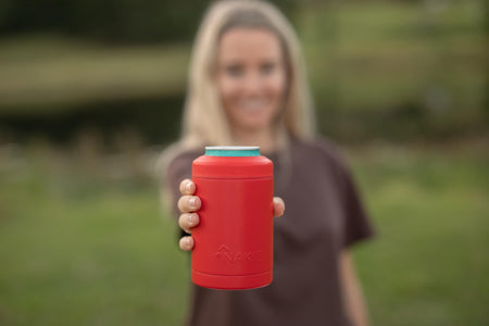 Campfire Red - Cooler & Coffee Cup