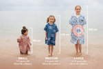 Salty Waves - Kids Hooded Towel Recycled Sand Free preview #4