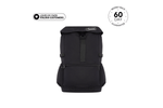 Midnight Black - Recycled Travel Backpack preview #1