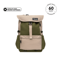 Olive Green - Recycled Travel Backpack