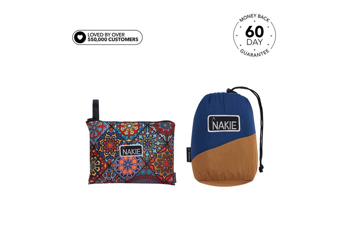 Recycled Hammock & Recycled Sand Free Beach Towel Combo