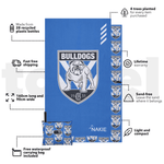 Bulldogs - NRL Recycled Sand Free Beach Towel preview #3
