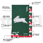 Rabbitohs - NRL Recycled Sand Free Beach Towel preview #3