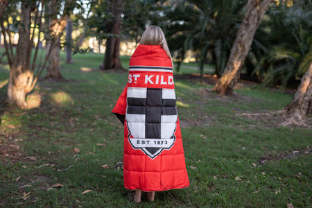 St Kilda Saints - AFL Sustainable Down Puffy Blanket
