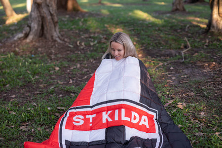 St Kilda Saints - AFL Sustainable Down Puffy Blanket