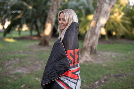 Essendon Bombers - AFL Sustainable Down Puffy Blanket