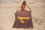 Hawthorn Hawks - AFL Recycled Sand Free Beach Towel preview #2