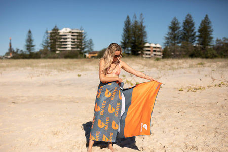 GWS Giants - AFL Recycled Sand Free Beach Towel