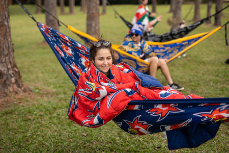 Roosters - NRL Recycled Hammock with Straps