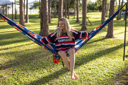 Roosters - NRL Recycled Hammock with Straps