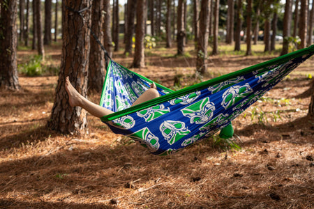 Warriors - NRL Recycled Hammock with Straps
