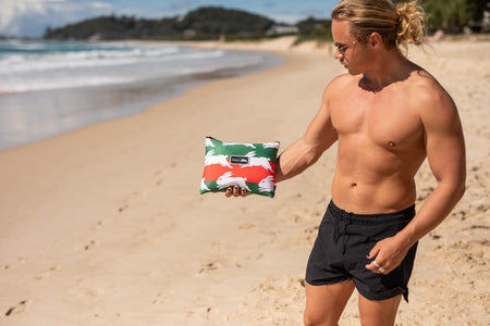 Rabbitohs - NRL Recycled Sand Free Beach Towel