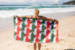 Rabbitohs - NRL Recycled Sand Free Beach Towel preview #2