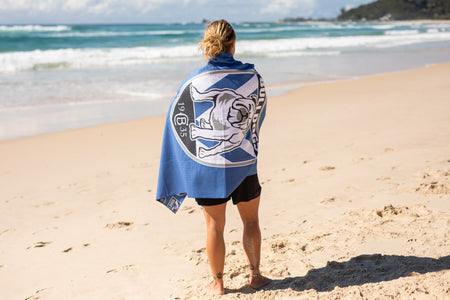 Bulldogs - NRL Recycled Sand Free Beach Towel