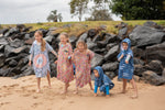 Rosy Tides - Kids Hooded Towel Recycled Sand Free preview #2