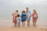 Rosy Tides - Kids Hooded Towel Recycled Sand Free preview #6