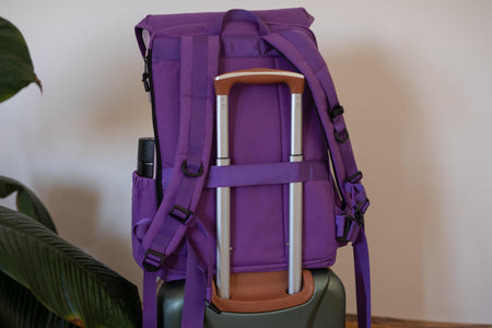 Mulberry Purple - Recycled Travel Backpack