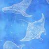 Underwater Magic - Recycled Sand Free Beach Towel colour swatch