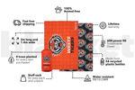 Tigers - NRL Sustainable Down Puffy Blanket preview #3
