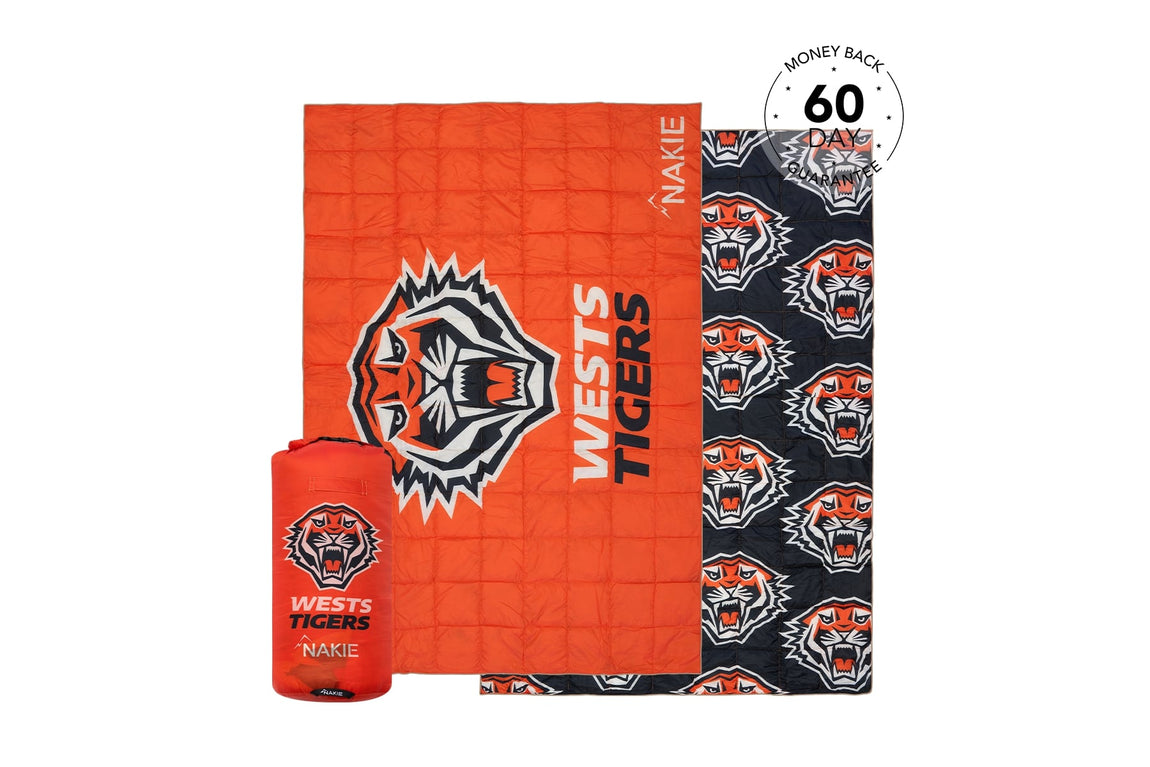 Tigers - NRL Sustainable Down Puffy Blanket