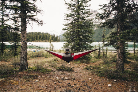 Merlot Red - Recycled Hammock with Straps