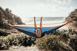 River Blue - Recycled Hammock with Straps