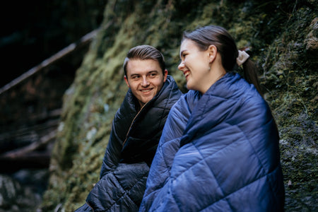 Sustainable Down - Puffy Blanket × 2 - Couples Combo