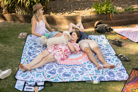 Sound of Summer - Recycled Picnic Blanket