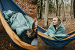 Recycled Hammock & Puffy Blanket Combo