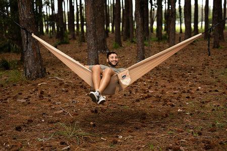 Recycled Hammock with Straps x 2 - Couple Combo