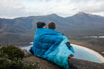 Mountain Blue - Sustainable Down Puffy Blanket